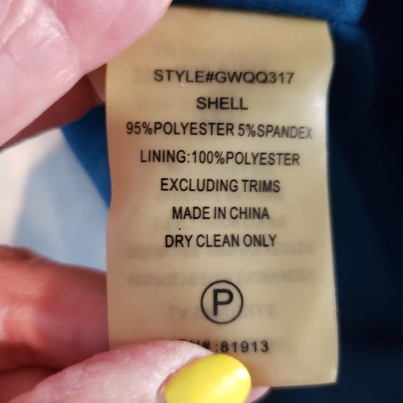 Anthropologie Plenty Dresses by Tracy Reece Blue Tweed Round Neck Dress S XS - Picture 10 of 10